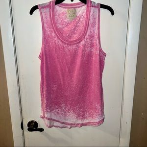 Chaser S Sleeveless Pink Shirt